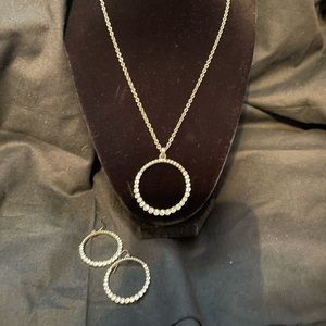 Jewels by Park Lane Endless Love Necklace and Earring set